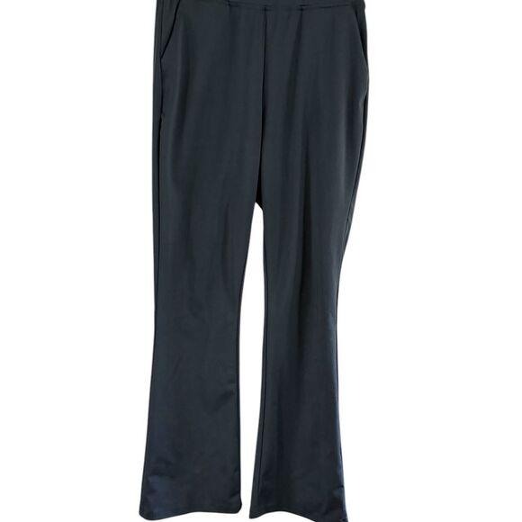 SHEIN Black Flared Trousers with Stretch Fabric - Picture 1 of 8